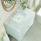 James Martin Vanities 36'' Vanity, Bright White w/ 3 CM Eternal Jasmine Pearl Quartz Top 485-V36-BW-3EJP - alternate 2